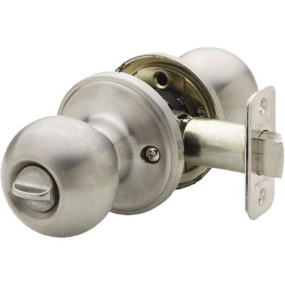 The Best Door Handles Option: Copper Creek BK2030SS Ball Privacy Door Knob