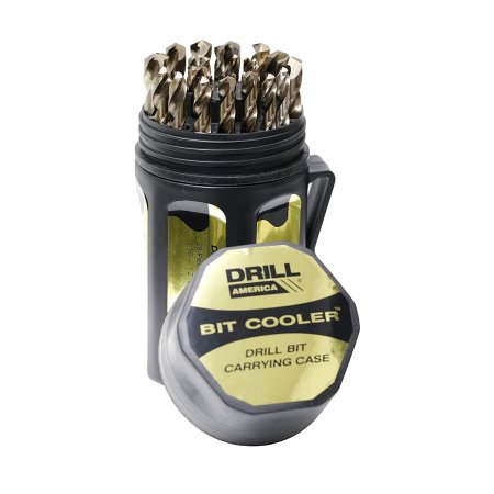  The Best Drill Bits for Stainless Steel Option: Drill America 29-Piece Cobalt Jobber Drill Bit Set