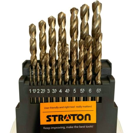 Stroton Metric M42 8% Cobalt Twist Drill Bits Set