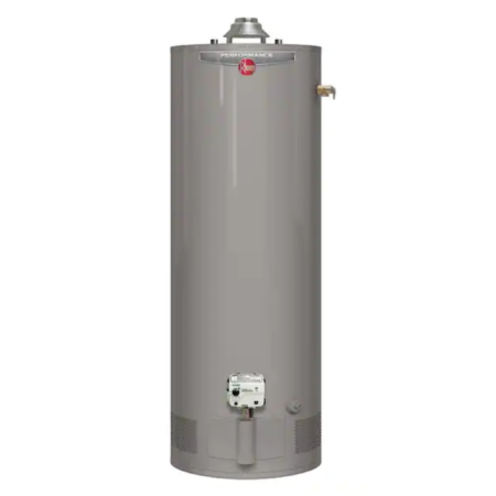  The Best Gas Water Heaters Option: Rheem Performance 50-Gallon Tank Water Heater