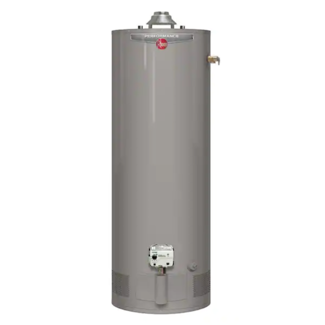  The Best Gas Water Heaters Option: Rheem Performance 50-Gallon Tank Water Heater