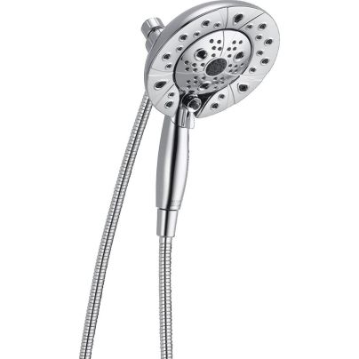 The Best Handheld Shower Head Option: Delta Faucet H2Okinetic In2ition Dual Shower Head