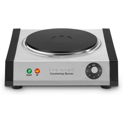 The Cuisinart CB-30P1 Countertop Single Burner on a white background.