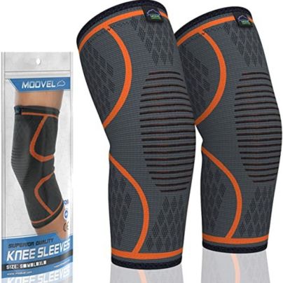 The Best Knee Sleeves Option: Modvel 2 Pack Knee Compression Sleeve