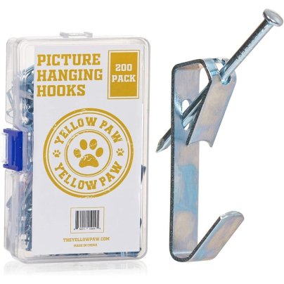 The Best Nails for Hanging Pictures Option: Yellow Paw Picture Hangers