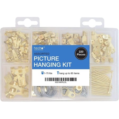  The Best Nails for Hanging Pictures Option: hecho Assorted Picture Hanging Kit