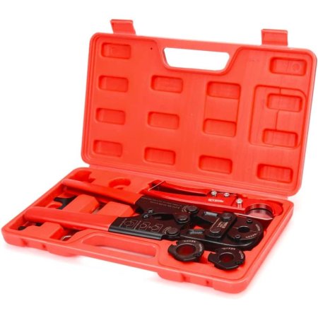  Iwiss ICrimp IWS-FAS PEX Copper Ring Crimp Tool Kit in its storage case