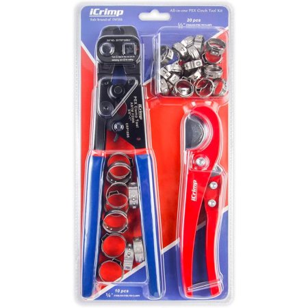  iCrimp PEX Cinch Tool with Removing Function in its plastic packaging