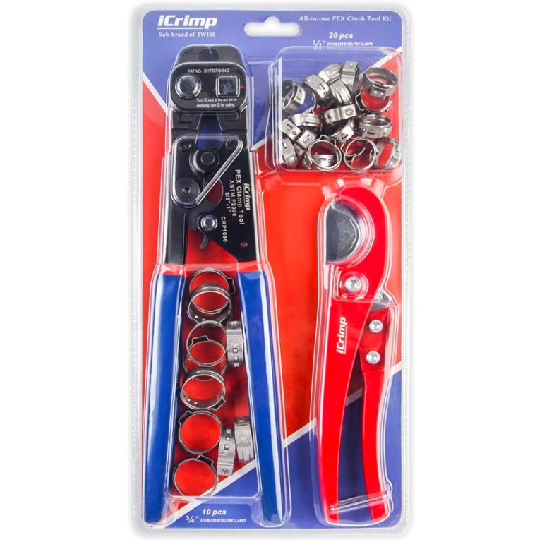  iCrimp PEX Cinch Tool with Removing Function in its plastic packaging