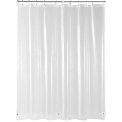 The Best Shower Curtain Liner Option: Downluxe Clear Shower Curtain Liner