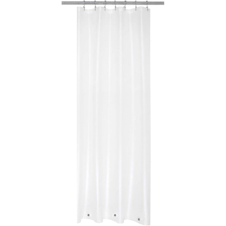  The Best Shower Curtain Liner Option: Mrs Awesome Small Stall Shower Curtain Liner