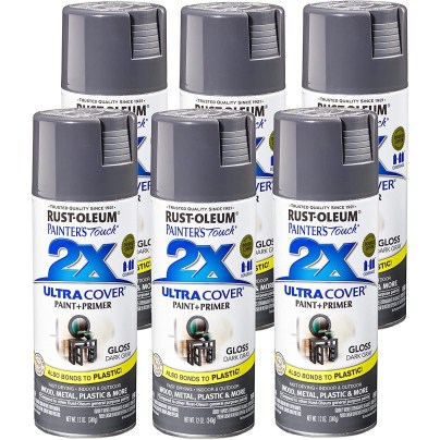 The Best Spray Paint for Metal Surfaces Option: Rust-Oleum 249115-6 PK Painter’s Touch 2X Ultra Cover