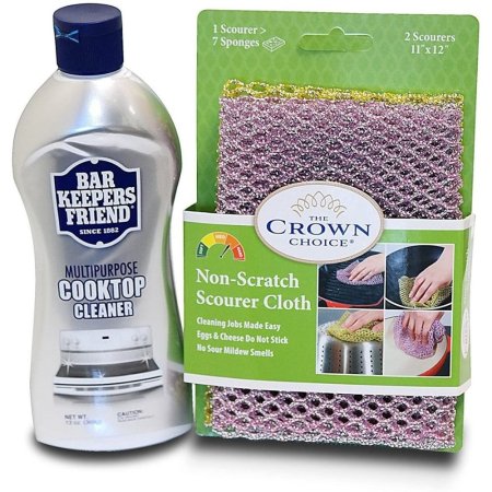  The Best Stove Top Cleaner Option: BAR KEEPERS FRIEND Cooktop Cleaner Kit
