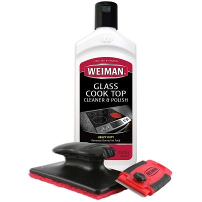 The Best Stove Top Cleaner Option: Weiman Cooktop Cleaner Kit