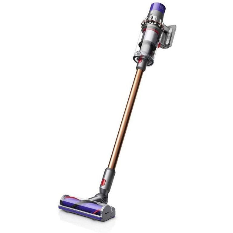  The Dyson Cyclone V10 Cordless Vacuum Cleaner on a white background.