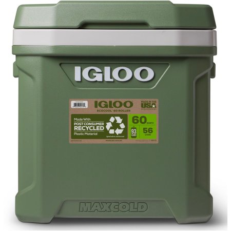 The Best Wheeled Cooler Option: Igloo 60-Quart Ecocool Roller Cooler