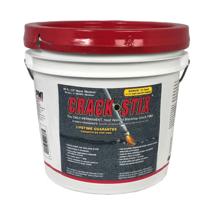 The Best Asphalt Driveway Crack Fillers Options: Crack-Stix Black Permanent Crack Filler