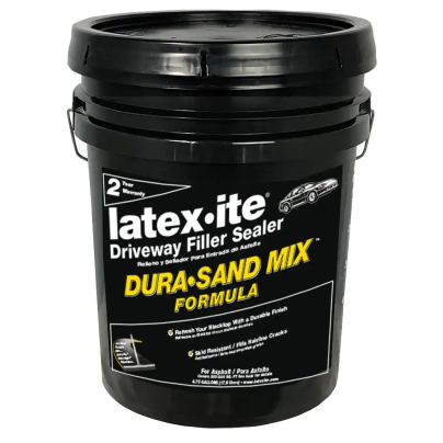 The Best Asphalt Driveway Crack Fillers Option: Latex-ite Dura Sand Mix Driveway Filler Sealer