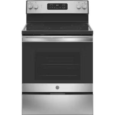 The Best Electric Ranges Options: GE 30 in. 5.3 cu. ft. Freestanding Electric Range