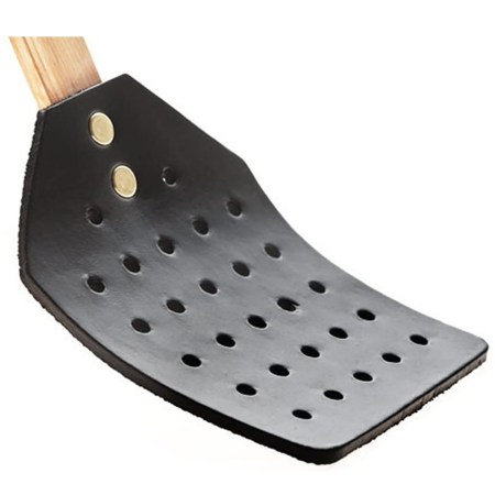 PrimeHomeProducts Black Leather Fly Swatter