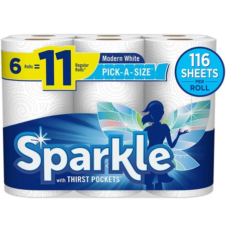 Sparkle Modern White Pick-A-Size Paper Towels 