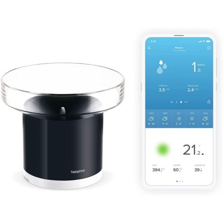  The Best Rain Gauge Option: Netatmo Rain Gauge Weather Station NRG01-WW