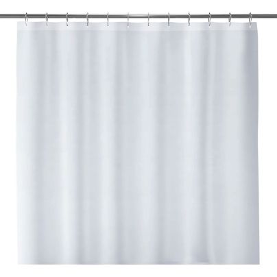 The Best Shower Curtain Liner Option: Liba Cloth Shower Curtain