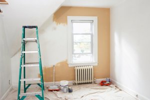 pro painting tip use a drywall knife