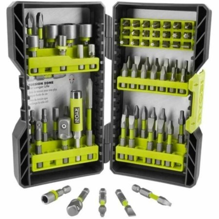  Ryobi 70-Piece Impact Screwdriver Bit Kit