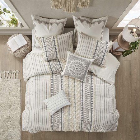 INK+IVY 100% Cotton Comforter All Season Bedding Set