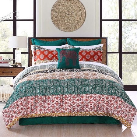 Lush Decor Bohemian Stripe Comforter
