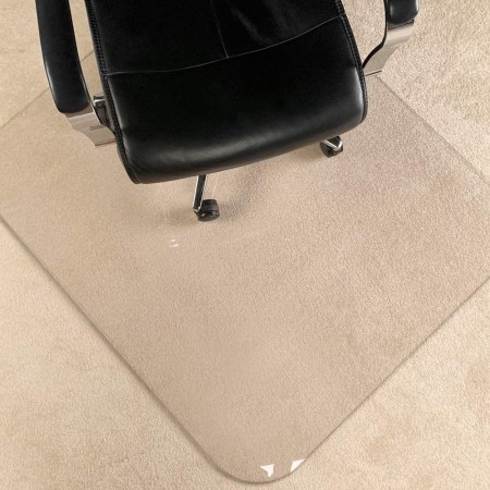 MuArts Crystal Clear 1/5” Thick 47” x 40” Chair Mat