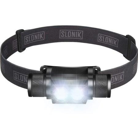 Slonik 1,000-Lumen LED USB Rechargeable Headlight