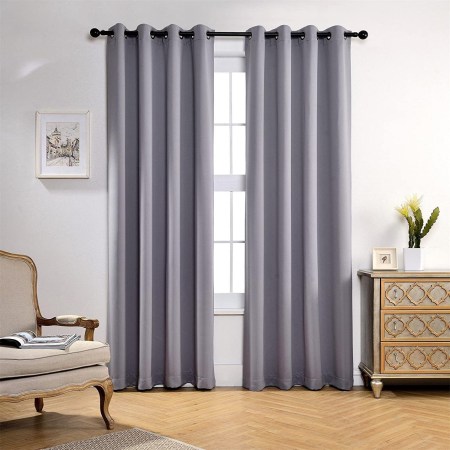 Miuco Room-Darkening Blackout Soundproof Curtains