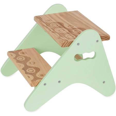 B. spaces by Battat - Kids Wooden Two Step Stool
