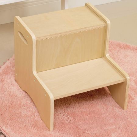 Wood City Wooden Toddler Step Stool for Kids