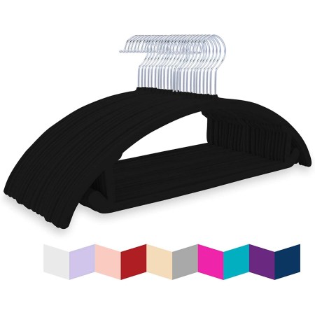 MIZGI Premium Velvet Hangers Non Slip Suit Hangers