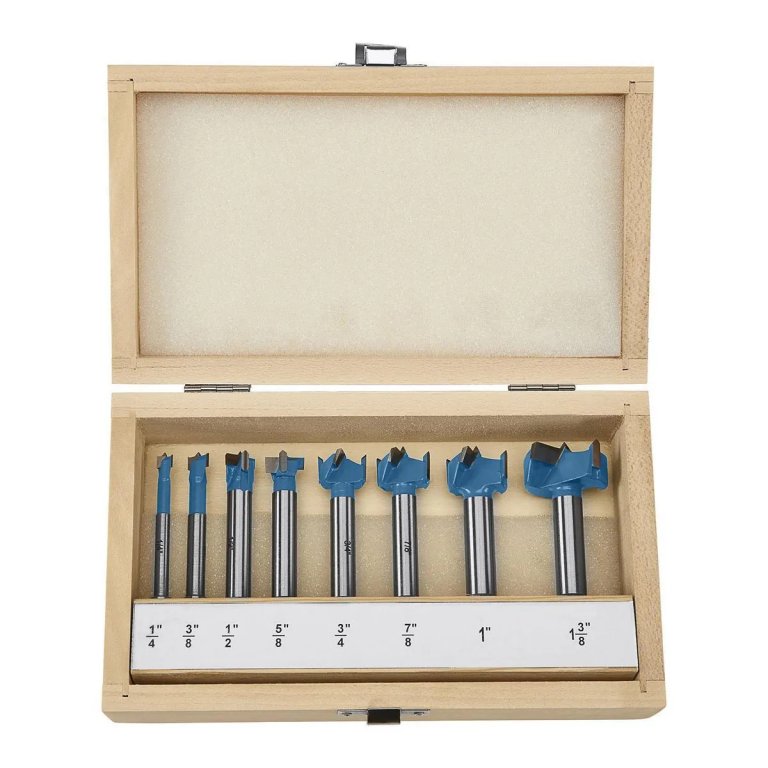 Hercules 8-Piece Carbide-Tipped Forstner Bit Set