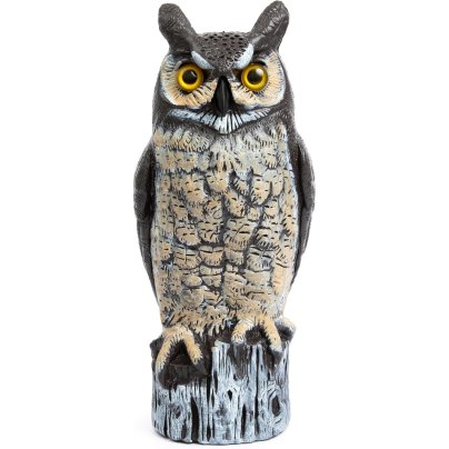 The Best Bird Deterrent Option Dalen 16-Inch Great Horned Owl Decoy