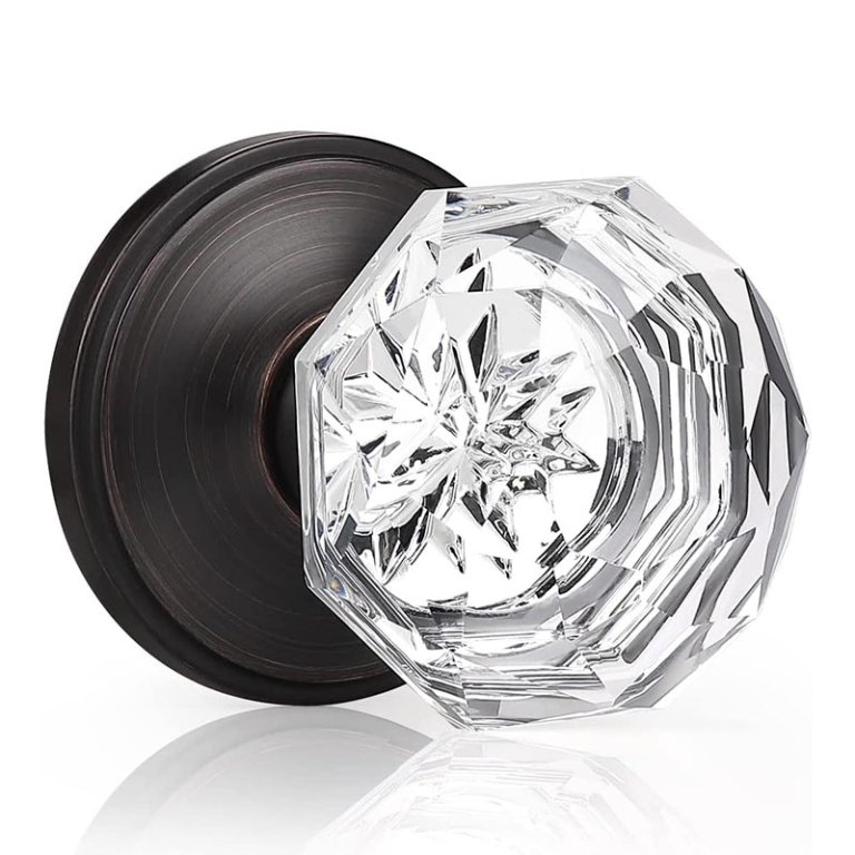  The Best Door Knob Option: Knobwell Providence Octagon Glass Door Knob Set