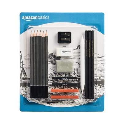 The Best Drawing Pencils Option: Amazon Basics Sketch and Drawing Art Pencil Kit
