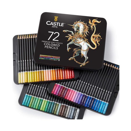 Castle Art Supplies 72 Premium Colored Pencils Set 
