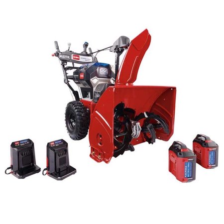  The Toro Power Max e24 60V Two-Stage Snow Blower on a white background