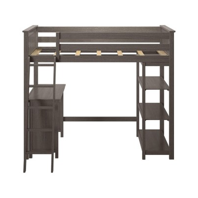 The Best Kids Bed with Desk Option: Max & Lily Solid Wood Twin-Size High Loft Bed