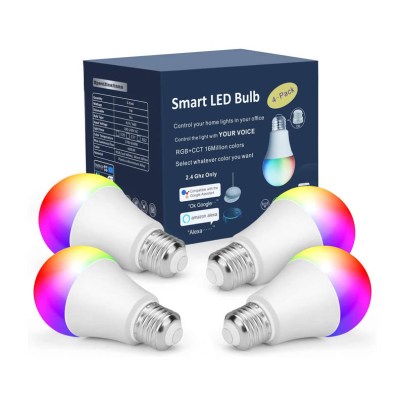 The Best Light Bulbs for Bathroom Options: OHLUX Smart WiFi LED Light Bulbs (No Hub Required)