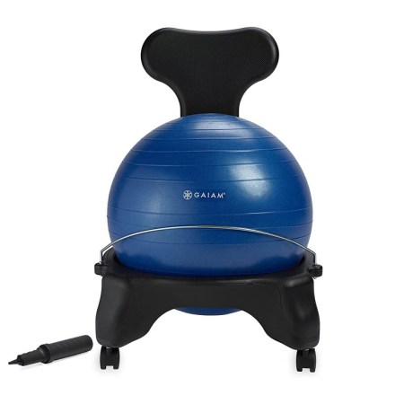 Gaiam Classic Balance Ball Exercise Ergonomic Chair