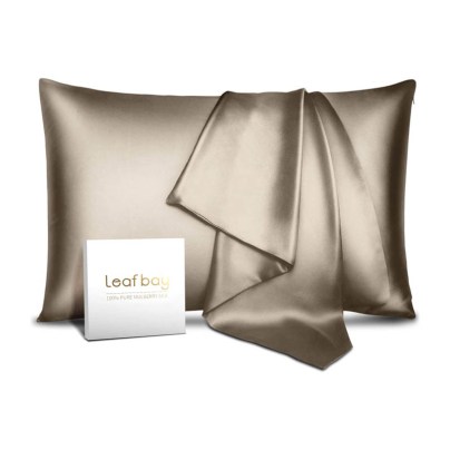 The Best Pillowcase Options: Leafbay 100% Pure Mulberry Silk Pillowcase