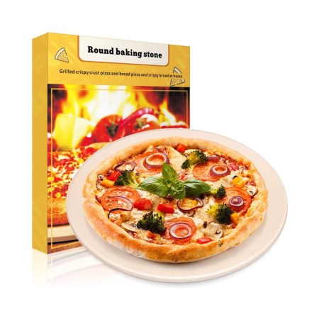 Haweko Pizza Stone, Round for Grill and Oven