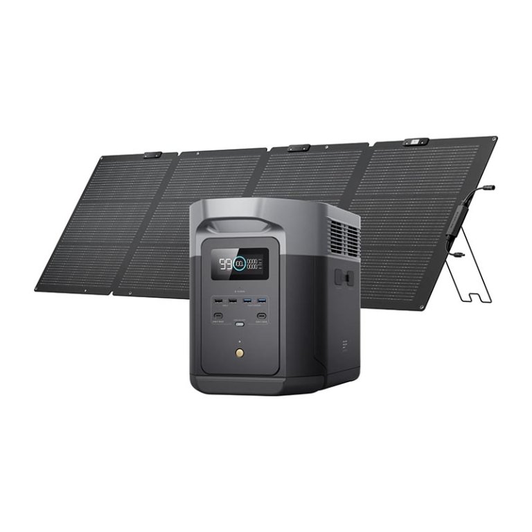 The Best Solar Generator Option EcoFlow Delta 2 Max Solar Generator