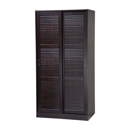 Palace Imports 100% Solid Wood 2-Door Wardrobe